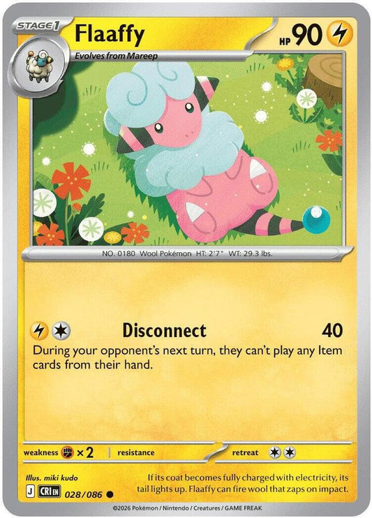 Flaaffy (Stage 1 Pokémon) (CRI-028/086) (Common)