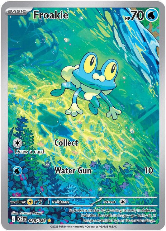 Froakie (Basic Pokémon) (CRI-088/086) (Illustration Rare)