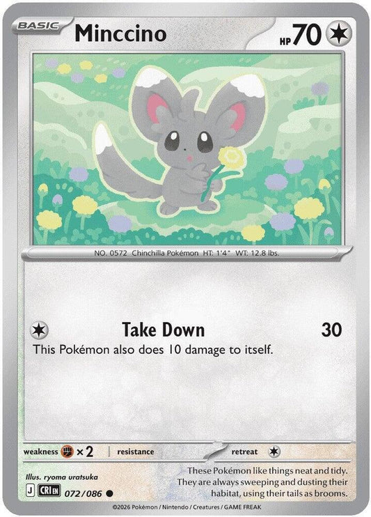 Minccino (Basic Pokémon) (CRI-072/086) (Common)