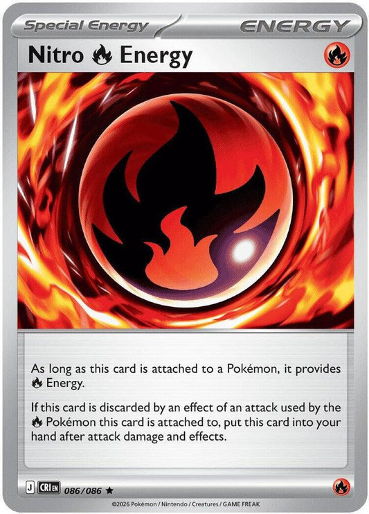 Nitro Energy (Special Energy) (CRI-086/086) (Rare)