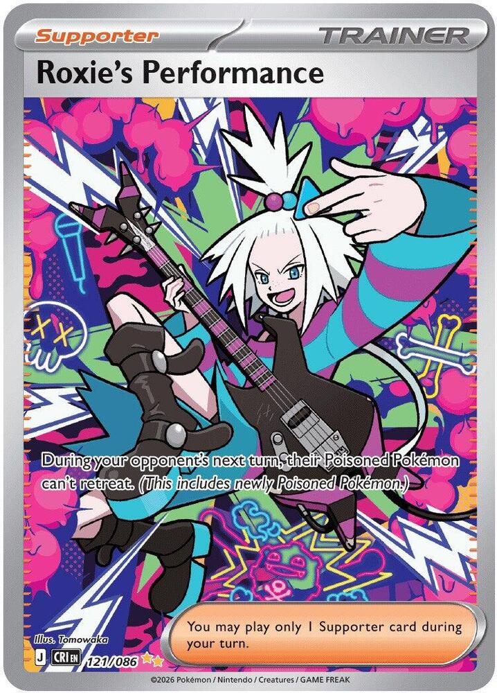 Roxie's Performance (Supporter) (CRI-121/086) (Special Illustration Rare)