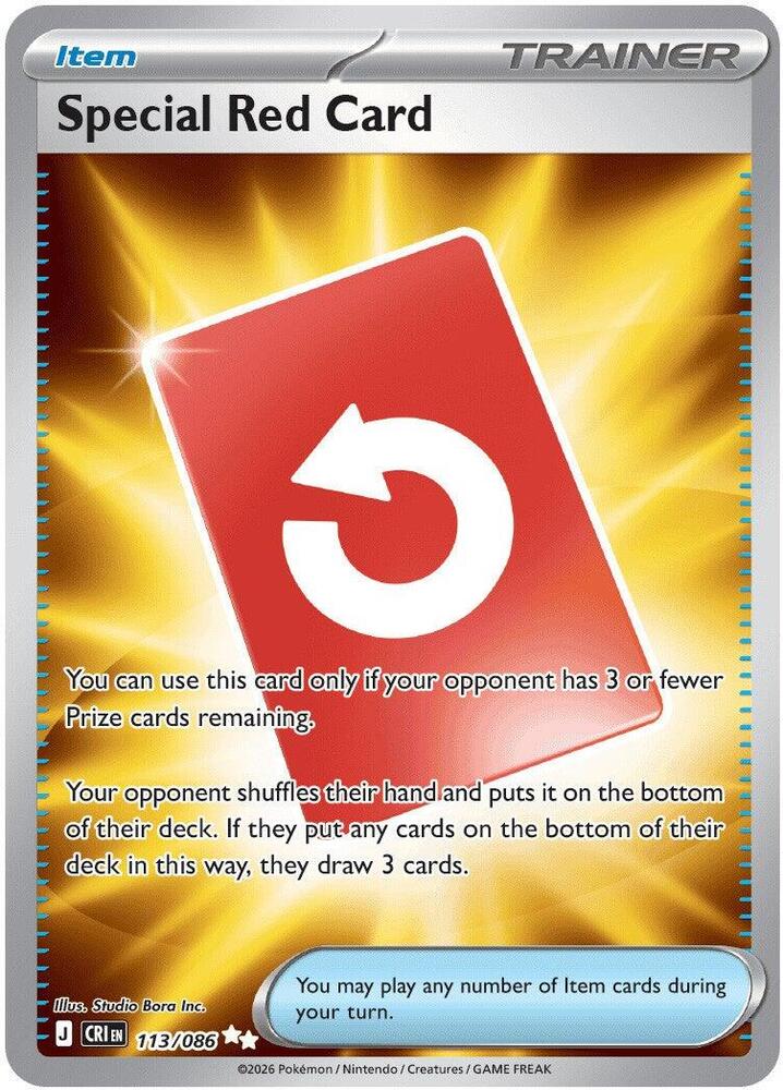 Special Red Card (Item) (CRI-113/086) (Ultra Rare)