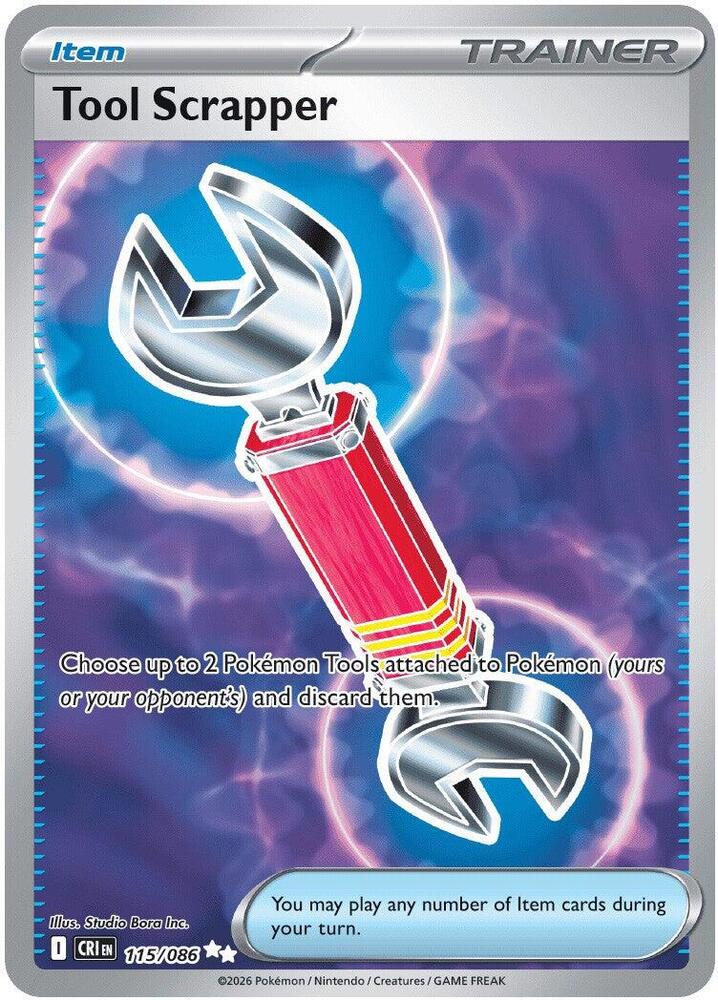 Tool Scrapper (Item) (CRI-115/086) (Ultra Rare)