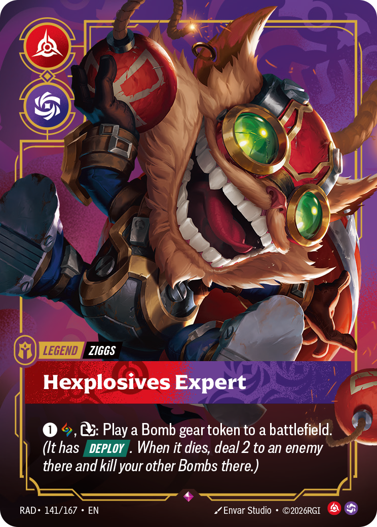 Hexplosives Expert (Legend) (RAD-141/167) (Rare)