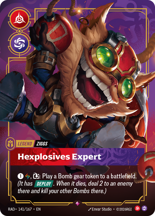 Hexplosives Expert (Legend) (RAD-141/167) (Rare)