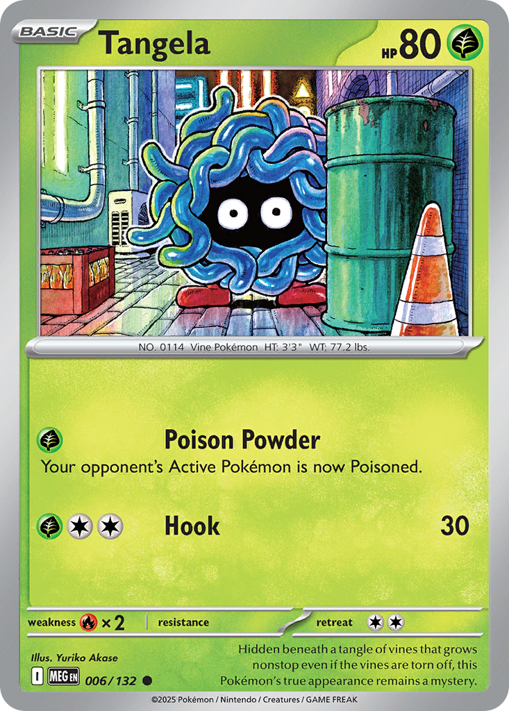 Tangela (Basic Pokémon) (MEG-006/132) (Common)