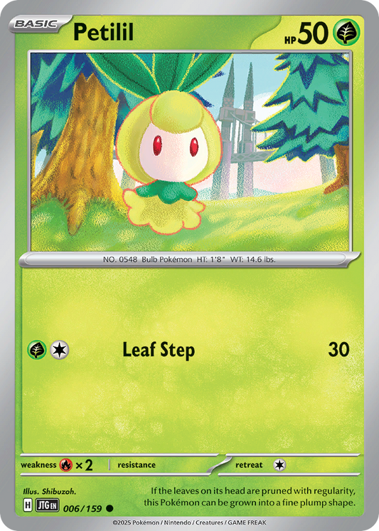 Petilil (Basic Pokémon) (JTG-006/159) (Common)