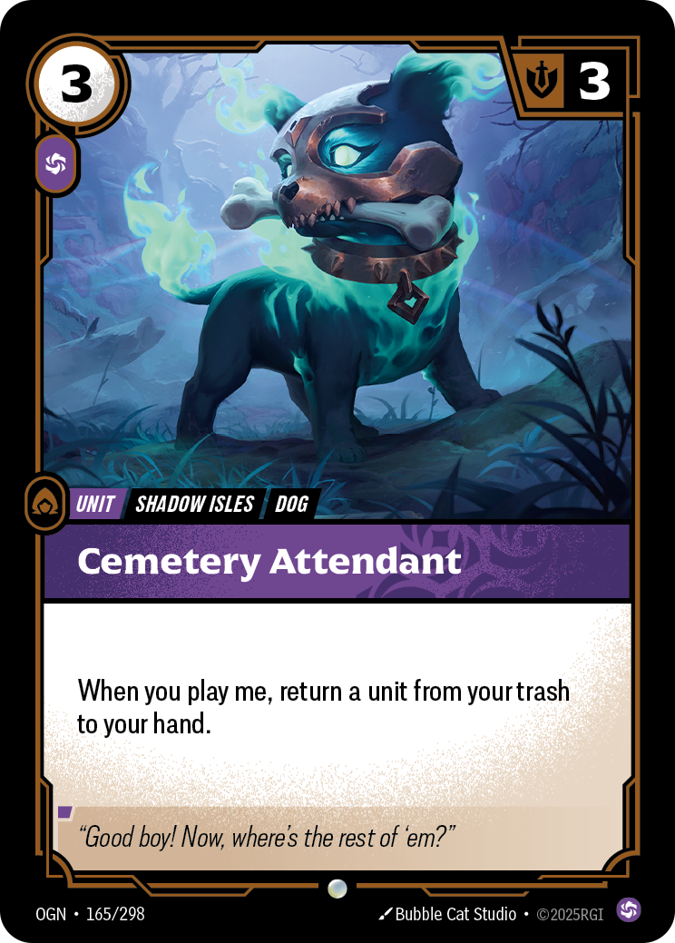 Cemetery Attendant (Unit) (OGN-165/298) (Common)
