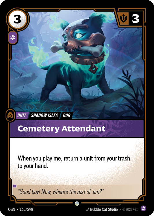 Cemetery Attendant (Unit) (OGN-165/298) (Common)