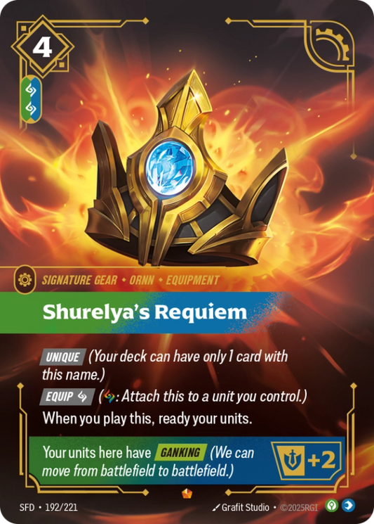 Shurelya's Requiem (Signature Spell) (SFD-192/221) (Epic)