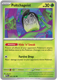 Poltchageist (Basic Pokémon) (PBL-005/084) (Common)