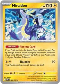 Miraidon (Basic Pokémon) (PBL-028/084) (Rare)