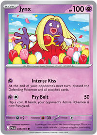 Jynx (Basic Pokémon) (PBL-032/084) (Common)