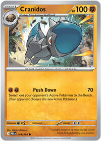 Cranidos (Stage 1 Pokémon) (PBL-044/084) (Common)