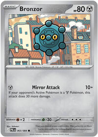 Bronzor (Basic Pokémon) (PBL-063/084) (Common)