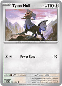 Type: Null (Basic Pokémon) (PBL-069/084) (Common)