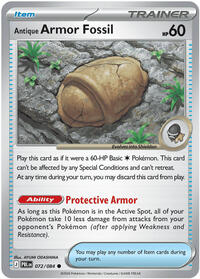 Antique Armor Fossil (Trainer) (PBL-072/084) (Common)