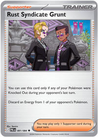 Rust Syndicate Grunt (Trainer) (PBL-081/084) (Uncommon)