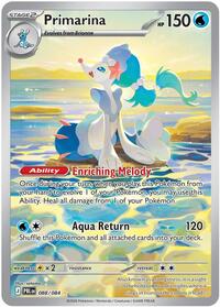 Primarina (Stage 2 Pokémon) (PBL-088/084) (Illustration Rare)