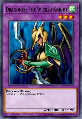 Dragoness the Wicked Knight (MONSTER) (LOB-EN086) (RARE)