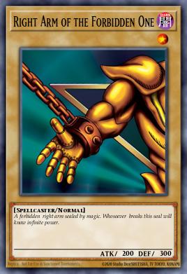 Right Arm of the Forbidden One (MONSTER) (LOB-EN122) (ULTRA RARE)