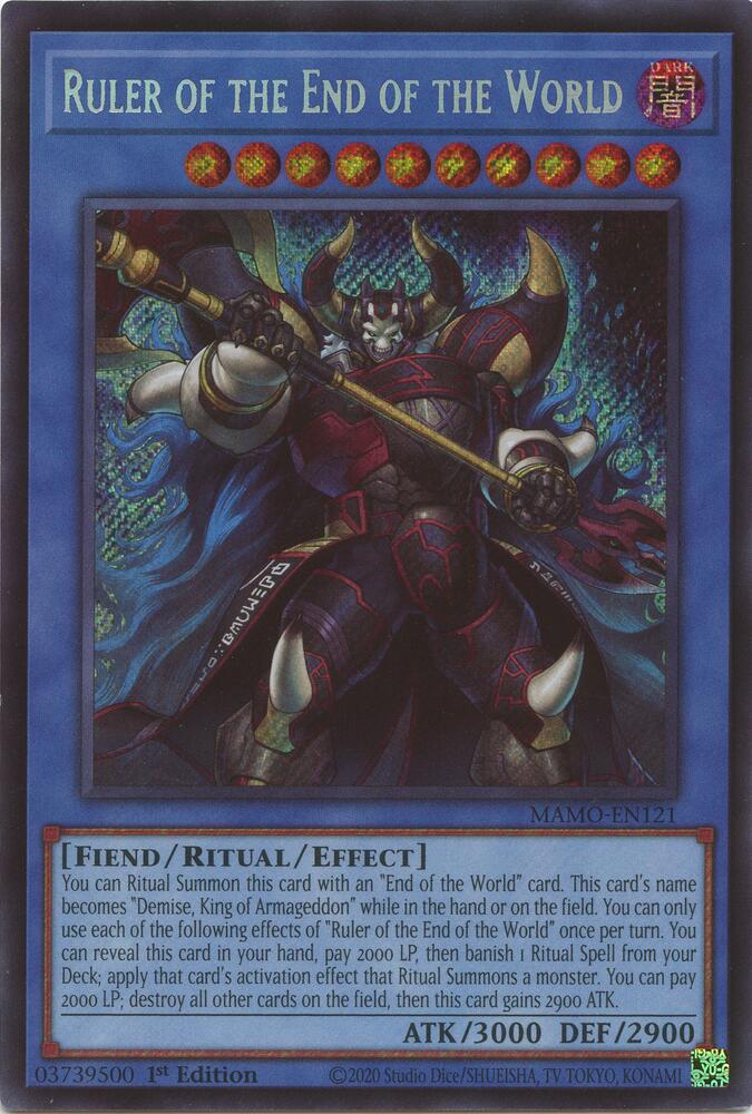 Ruler of the End of the World (Monster) (MAMO-EN121)