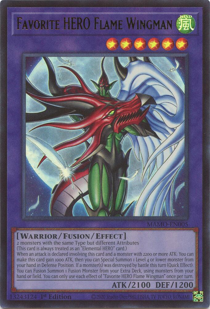Favorite HERO Flame Wingman (Monster) (MAMO-EN005)