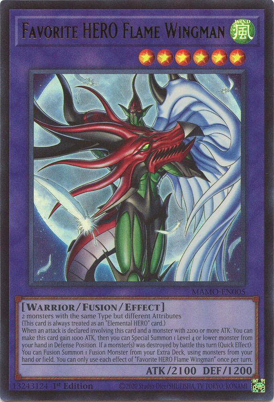 Favorite HERO Flame Wingman (Monster) (MAMO-EN005)