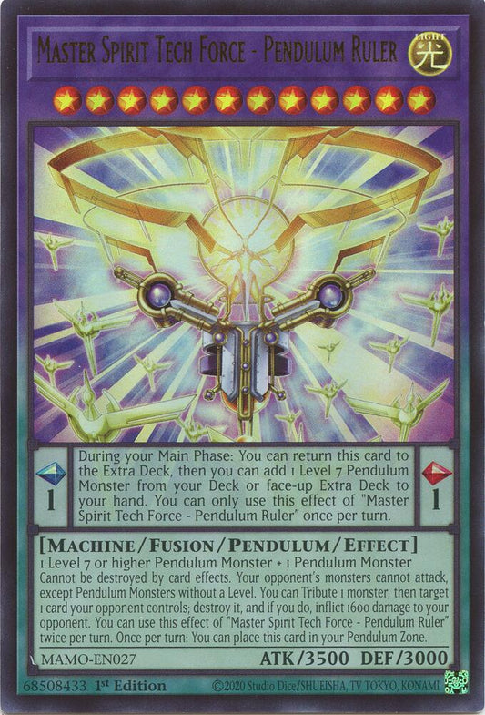 Master Spirit Tech Force - Pendulum Ruler (Monster) (MAMO-EN027)