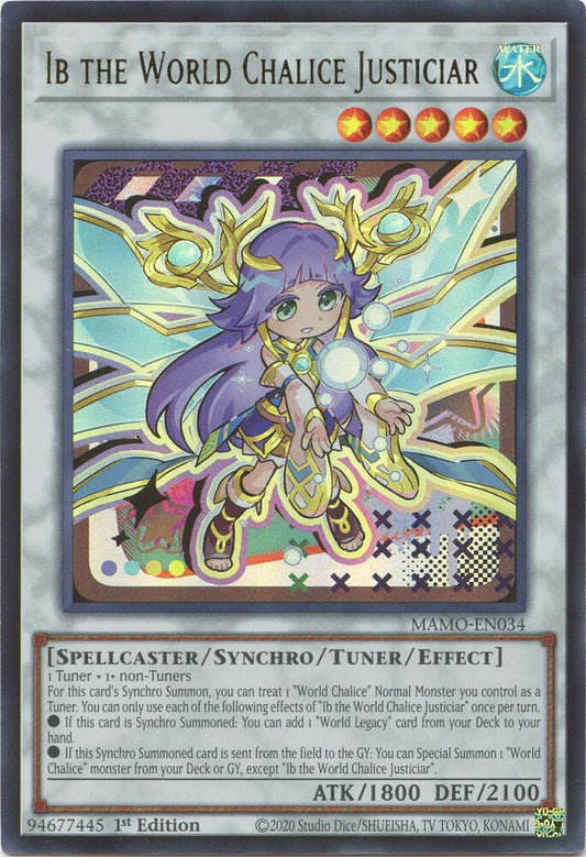 Ib the World Chalice Justiciar (Monster) (MAMO-EN034)