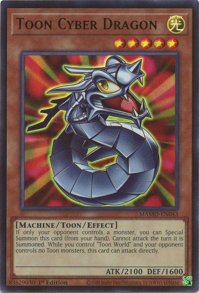 Toon Cyber Dragon (Monster) (MAMO-EN043)