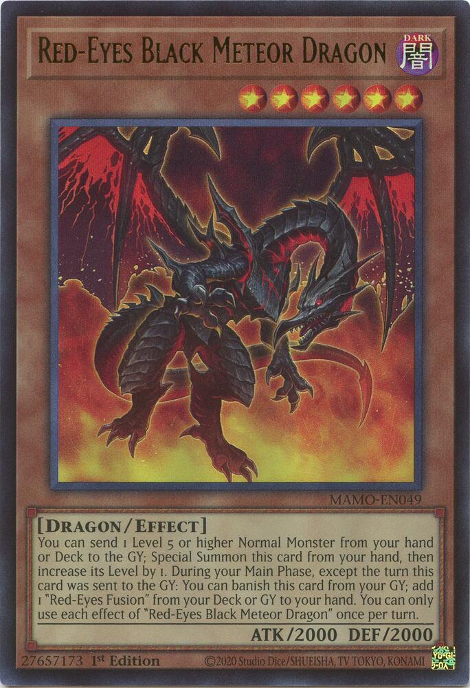 Red-Eyes Black Meteor Dragon (Monster) (MAMO-EN049)