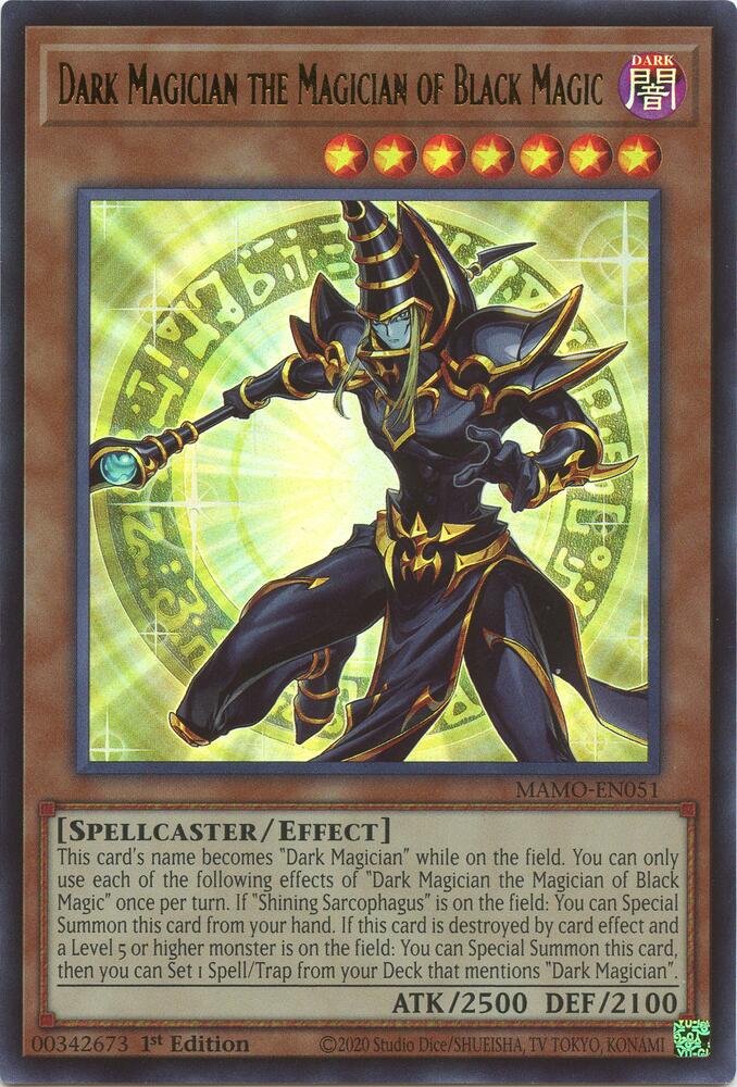 Dark Magician the Magician of Black Magic (Monster) (MAMO-EN051)