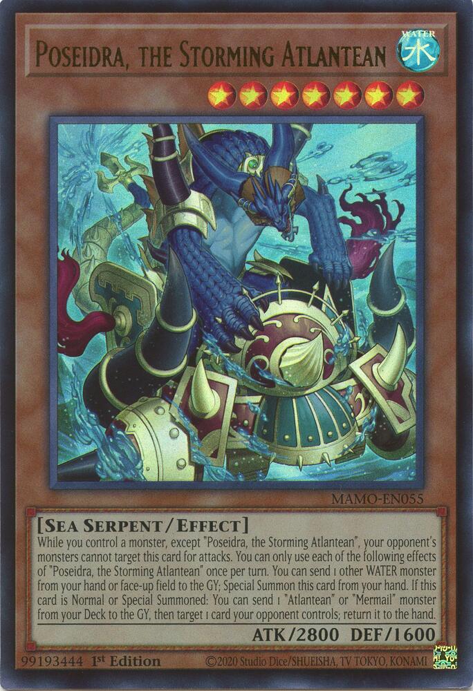 Poseidra, the Storming Atlantean (Monster) (MAMO-EN055)