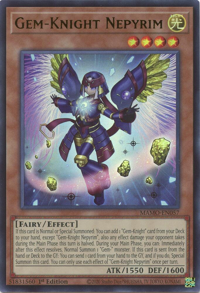 Gem-Knight Nepyrim (Monster) (MAMO-EN057)