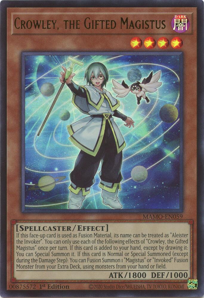 Crowley, the Gifted Magistus (Monster) (MAMO-EN059)