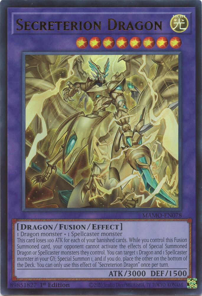 Secreterion Dragon (Monster) (MAMO-EN078)