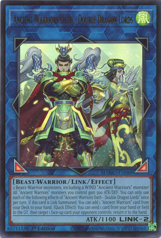 Ancient Warriors Oath - Double Dragon Lords (Monster) (MAMO-EN088)