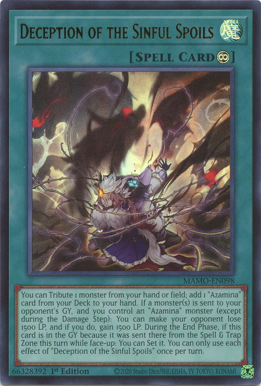 Deception of the Sinful Spoils (Spell) (MAMO-EN098)