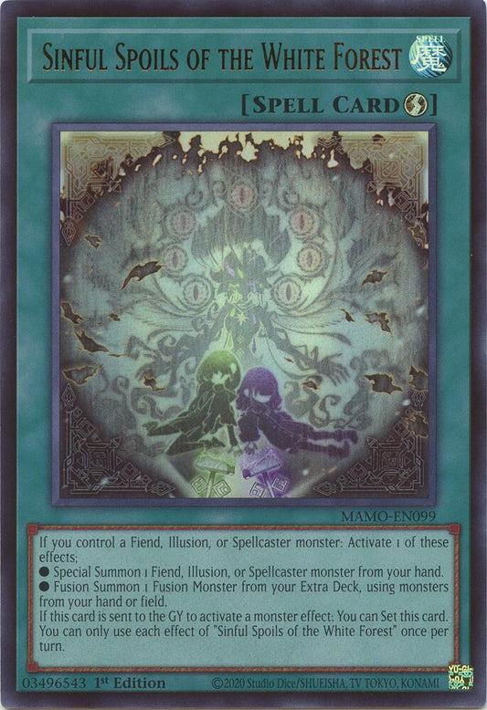 Sinful Spoils of the White Forest (Spell) (MAMO-EN099)