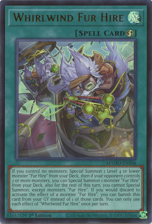 Whirlwind Fur Hire (Spell) (MAMO-EN106)