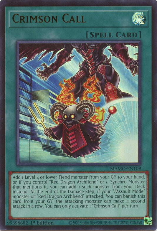 Crimson Call (Spell) (MAMO-EN109)