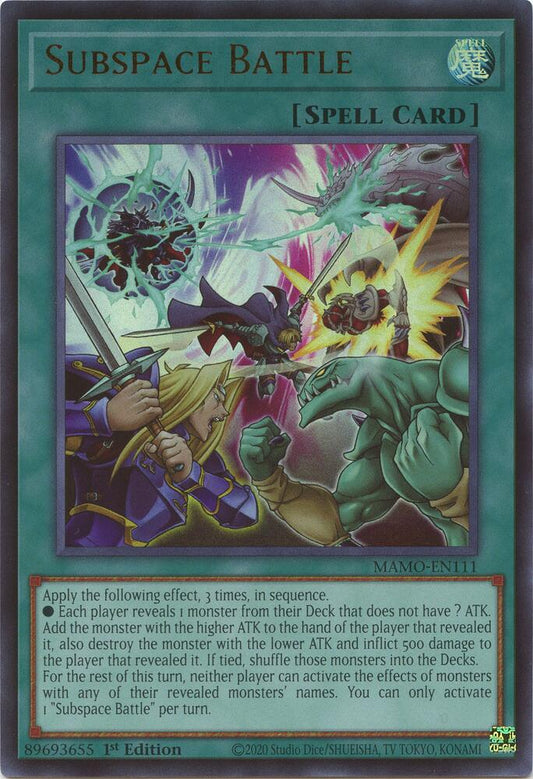 Subspace Battle (Spell) (MAMO-EN111)