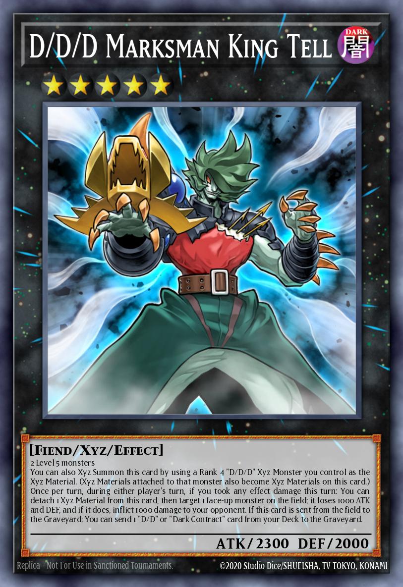 D/D/D Marksman King Tell (MONSTER) (RA05-EN047)