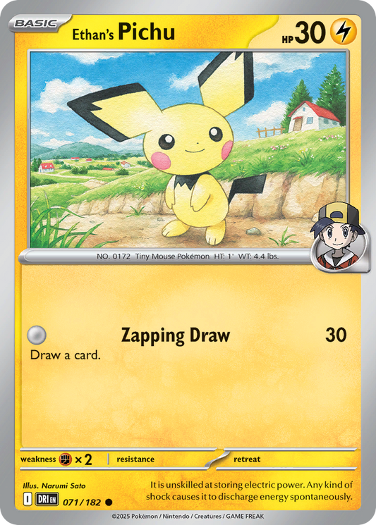 Ethan's Pichu (Basic Pokémon) (DRI-071/182) (Common)