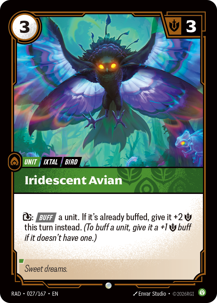 Iridescent Avian (Unit) (RAD-027/167) (Common)