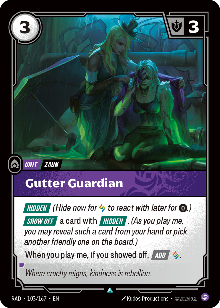 Gutter Guardian (Unit) (RAD-103/167) (Uncommon)