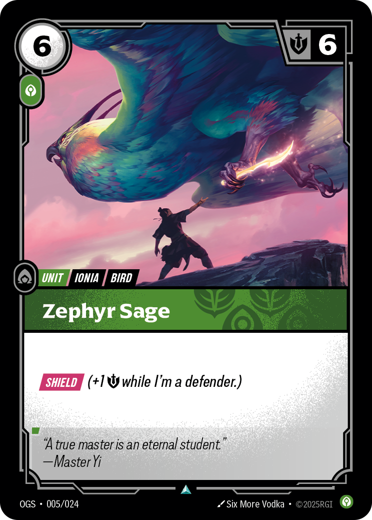 Zephyr Sage (Unit) (OGS-005/024) (Uncommon)