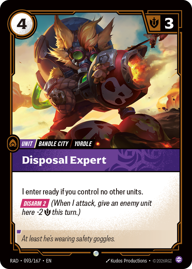 Disposal Expert (Unit) (RAD-093/167) (Common)