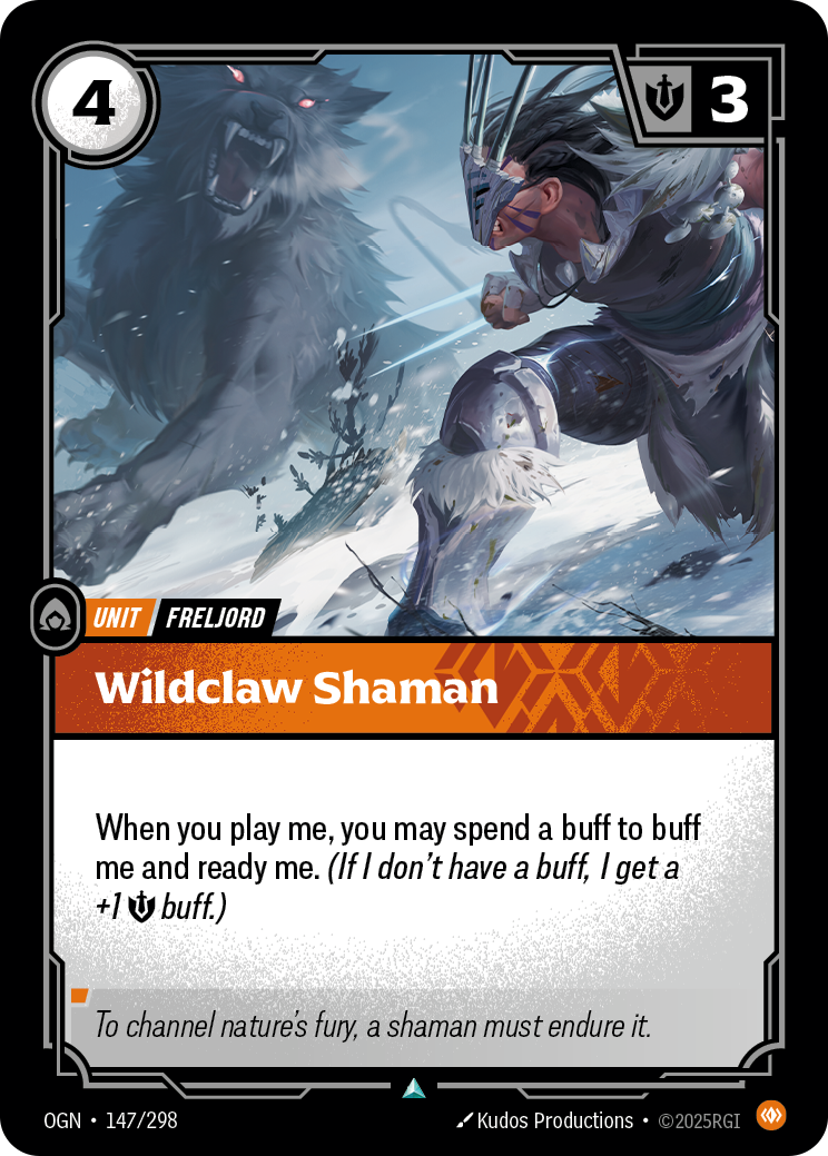 Wildclaw Shaman (Unit) (OGN-147/298) (Uncommon)